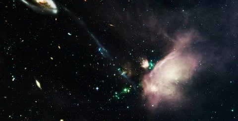 Space many light years far from the Earth. Elements of this image furnished b Illustrazione stock