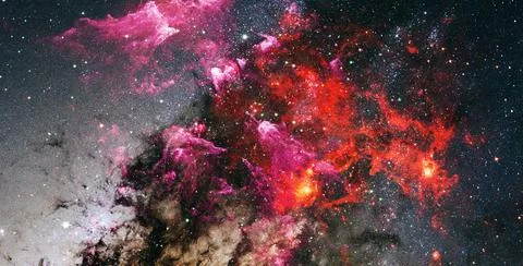 Space many light years far from the Earth. Elements of this image furnished b Illustrazione stock
