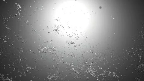 Space with matrix flows of particles. Design. Live streams of molecular Stock Illustration