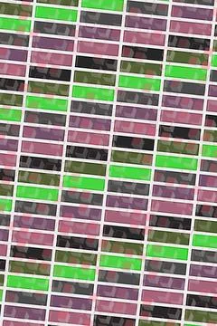 Space matrix void abstract background featuring glass pane grid with framed acce Stock Illustration