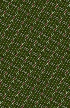 Space matrix void contour tile using circle-and-line pattern detail and starligh Illustrazione stock