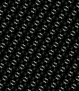 Space matrix void stroke-based surface pattern with coastal grove outline motif 스톡 일러스트