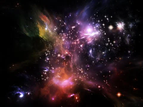 Space Matter Stock Illustration