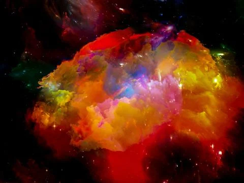 Space Matter Stock Illustration