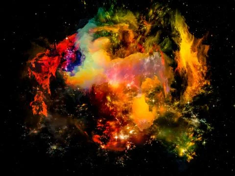 Space Matter Stock Illustration