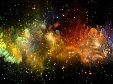 Space Matter Stock Illustration