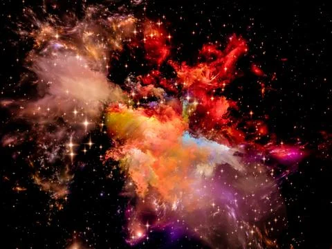 Space Matter Stock Illustration