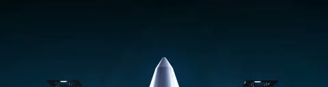 Space missile Stock Footage 92094974