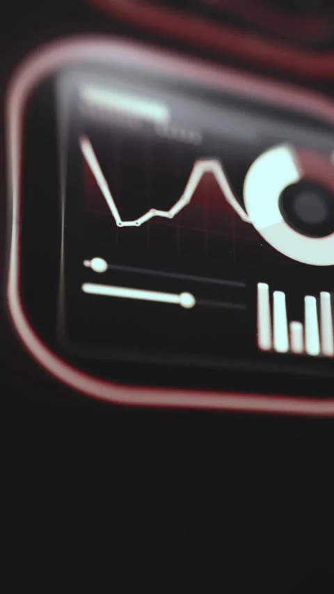 Space Mission Analytics Charts Dashboard Stock Footage 340556065