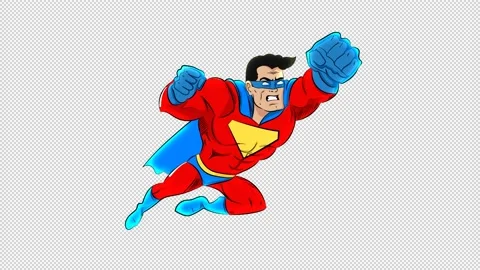 Space Mission Comic Superhero Stock Footage 166130091