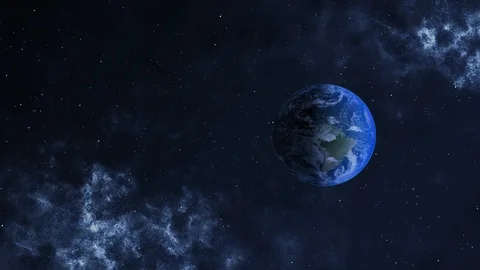Space mission to planet Earth Stock-Footage 85571642