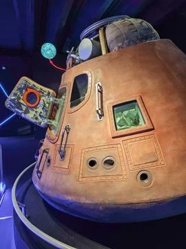 Space Module on Display Stock Photos
