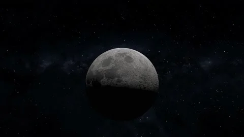 Space Moon 3DCG Digital Animation Motion... | Stock Video | Pond5