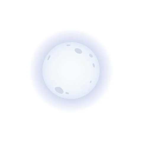 Space moon galaxy solar system cartoon icon white background Stock Illustration