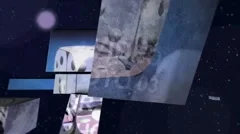 Space mosaic Stock After Effects