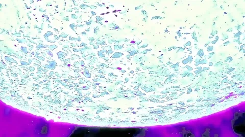 Space In Motion At Pink Violet Colors Stock Footage 102029523