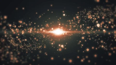 Space multicolored background with particles. Space colored dust with stars o Video stock 82444057