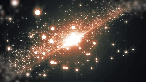 Space multicolored background with particles. Space colored dust with stars o 動画素材 82473779