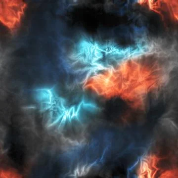 Space Nature Elements seamless 스톡 일러스트