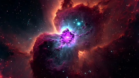 SPACE NEBULA 4K Stock Footage 231789411