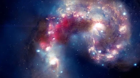 Space Nebula Animation Stock Footage 43102398