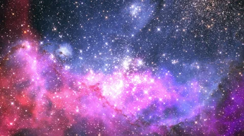 Space Nebula Background 4 Video stock 34984374