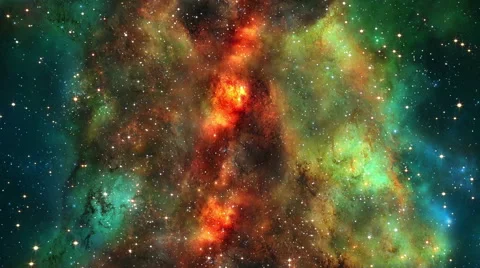 Space Nebula Background Stock Footage 44352129