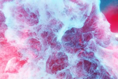 Space nebula background. Million years BC. Planets and galaxy, science fiction Stock-Illustration