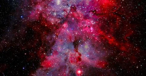 Space nebula. Elements of this image were furnished by NASA. Stock Photos