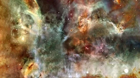 Space Nebula Flight Looped Background Stock Footage 56143065