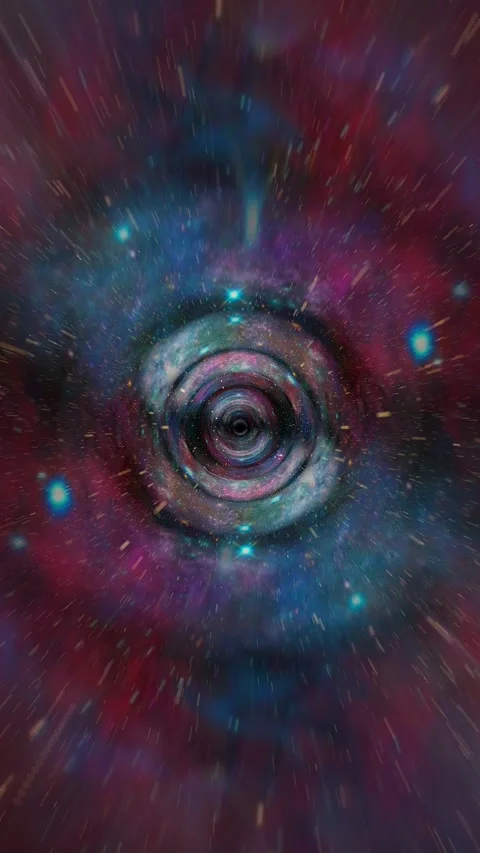 Space Nebula Flow Tunnel Stock Footage 290223370