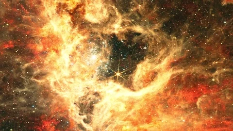 Space Nebula Galaxy Motion Background 4K Stock Footage 277924636