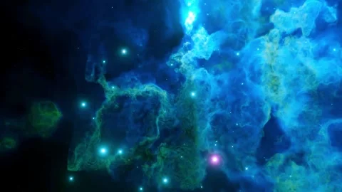 Space Nebula Galaxy Motion Background 4K Stock Footage 277926281