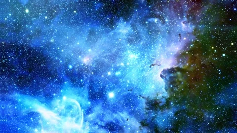 Space Nebula Galaxy Motion Background 4K Stock Footage 277928040