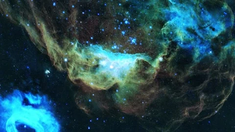 Space Nebula Galaxy Motion Background 4K Stock Footage 277936946