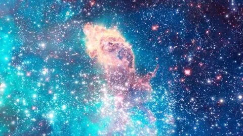 Space Nebula Galaxy Motion Background 4K Stock Footage 277936961