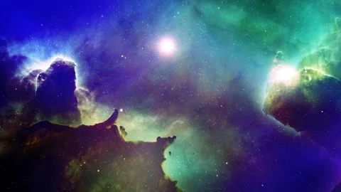 Space Nebula Galaxy Motion Background 4K Stock Footage 277936983