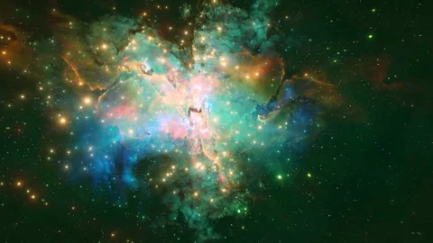 Space Nebula Galaxy Motion Background 4K Stock Footage 277936997