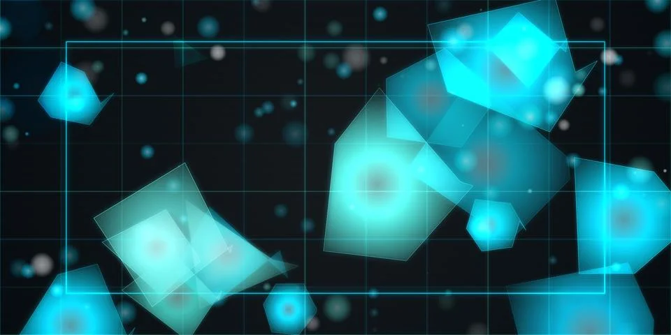 Space nebula with glowing cosmic clouds Ilustración de archivo