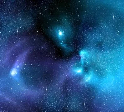 Space nebula Stock Illustration
