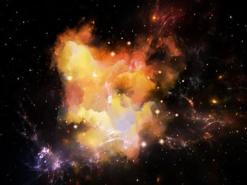 Space Nebula Stock Illustration