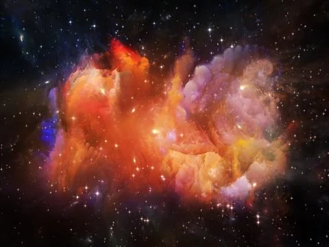 Space Nebula Stock Illustration