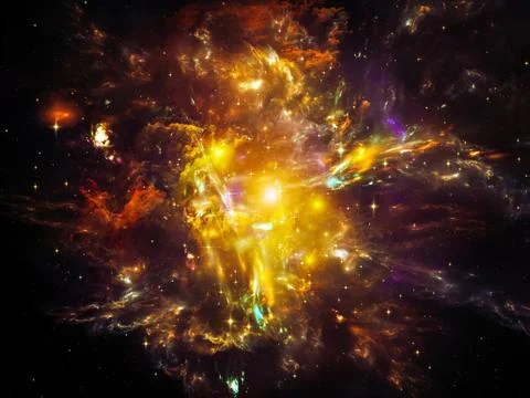 Space Nebula Illustrazione stock