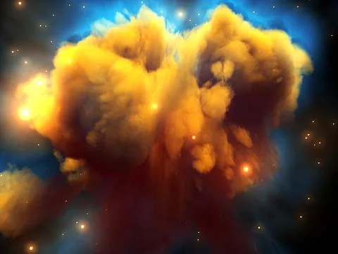 Space nebula Stock Illustration