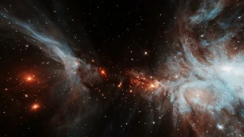 Space Nebula in Outer Space Stock Footage 106834093
