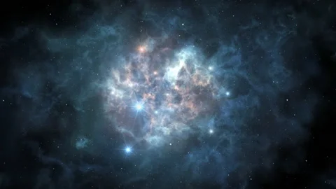 Space nebula spin loopable Stock Footage 97784621