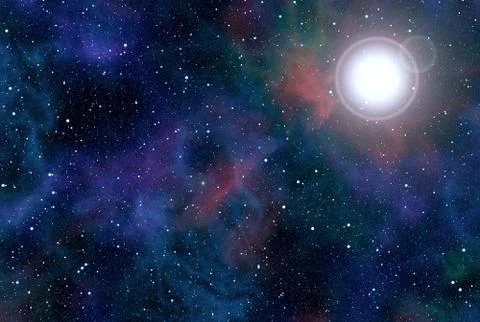 Space nebula star Stock-Illustration