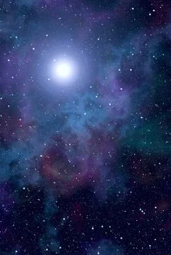 Space nebula stars Stock-Illustration