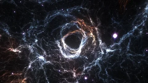 Space Nebula Tunnel Stock Footage 317841464