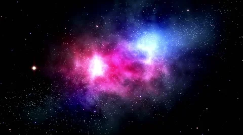 Space Nebula Violet Video stock 54719397